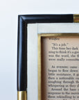 Mixed Bone and Brass Picture Frame