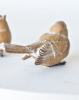 Distressed Wood Finish Birds (Set of 2)