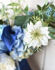 Blue and White Spring Wreath