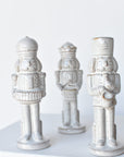 7" Ceramic Nutcracker Figures - Set of 3