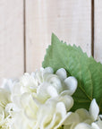 White Hydrangea Wreath (No Bow)