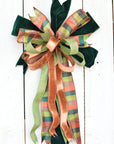 Orange and Green Bow