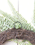 24" Faux Forest Fern Wreath