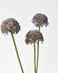 17.5" Faux Purple Allium Spray Stem