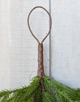 26" Faux Norfolk Teardrop Swag - Real Touch