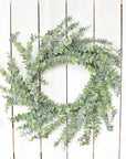 28" Faux Eucalyptus Wreath