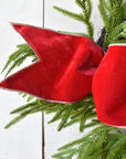 6"x44" Deep Red Velvet Sash