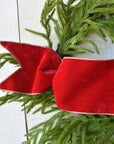 6"x44" Deep Red Velvet Sash