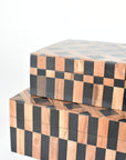 Sm Wood Weave Box