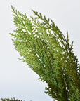 17" Realistic Faux Cedar Stem Bundle - 4 Stems - Real Touch