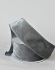 2.5" Gray Velvet Ribbon