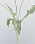 24" Faux Red Poppy Stem