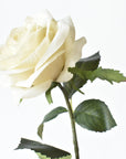 21.5" Faux Dirty Cream Rose Bud Stem