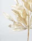 23" Faux Gold Capiz Bay Leaf Stem