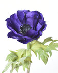 17" Faux Anemone Purple