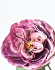 26" Faux Garden Rose - Vintage Dusty Pink Purple