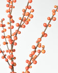 43" Faux Outdoor Orange Berry Stem