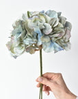 12" Faux Blue/Green/Lavender Hydrangea Cluster Bundle