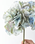 12" Faux Blue/Green/Lavender Hydrangea Cluster Bundle
