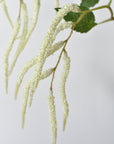 36" Faux White Amaranthus Stem