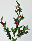 38" Faux Real Touch Holly Branch