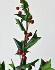 38" Faux Real Touch Holly Branch