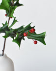38" Faux Real Touch Holly Branch