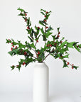 38" Faux Real Touch Holly Branch
