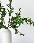 38" Faux Real Touch Holly Branch