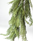48" Faux Cedar Mantel Swag