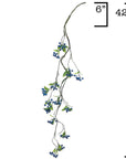 42" Faux Blue Berry Stem Vine