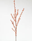 43" Faux Outdoor Orange Berry Stem