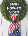 6" x 70" Stars and Stripes Banner Sash