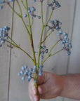28.5" Faux Blue Berry Spray