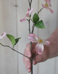 29" Faux Dogwood Branch Stem Blush