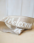 Flax Color Welcome Ribbon