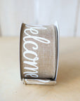 Flax Color Welcome Ribbon
