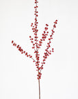 36" Faux Outdoor Red Berry Stem