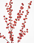 36" Faux Outdoor Red Berry Stem