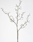 29" Faux Iced White Berry Stem