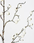29" Faux Iced White Berry Stem