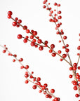 36" Faux Outdoor Red Berry Stem
