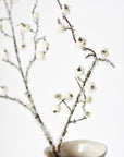 29" Faux Iced White Berry Stem