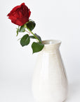 22" Faux Red Velvet Rose Stem