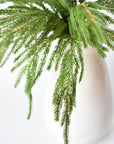 20" Faux Green Norfolk Pine Bush