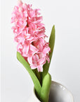 12.5" Faux Hyacinth Pink Stem