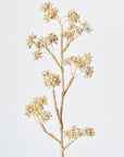 17" Faux Cream Sedum Spray Stem