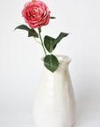 22" Faux Large Rose Bud Stem Cerise / Pink