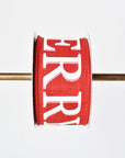 2.5" x 10yd Red Merry Christmas Ribbon