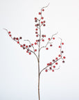 29" Faux Red Sugar Berry Spray Stem